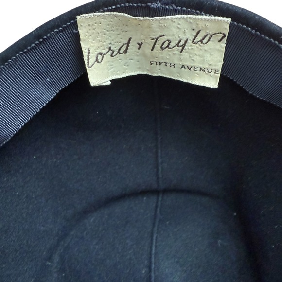 Vintage‎ Hat Couture Bow 1940'sSaks - Picture 7 of 8